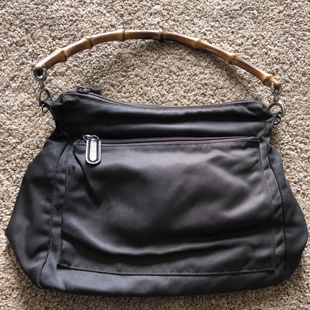 Gucci bamboo shoulder bag